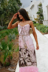 Iggy Dress-Chocolate/Pink