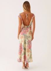 Role Model Maxi Dress - Yellow Peony